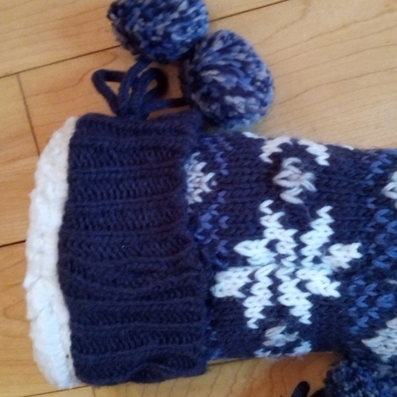 Slipper socks snowflake print - Picture 2 of 7